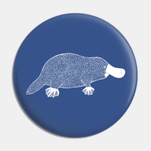 Detailed Platypus Drawing - hand drawn animal lovers design Pin