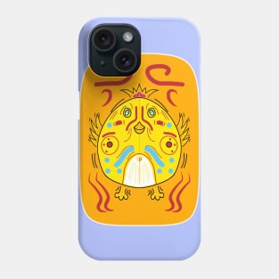 Tribal Oriental Easter Chick Card Phone Case