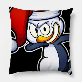 Dabbing Penguin Christmas Lights Dab Funny Penguins Lover Pillow