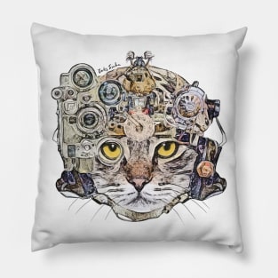 Scifi Cat Pillow