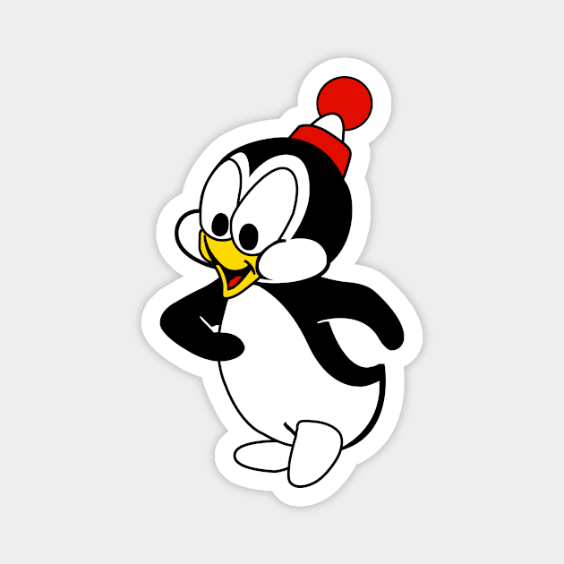 Chilly Willy - Woody Woodpecker Magnet by LuisP96