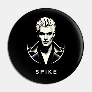 Rebel Vampire: Retro-Inspired Spike Title Pin