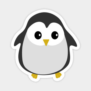 Cute Penguin Illustration Magnet