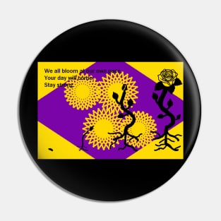 Time to Bloom (Intersex) Pin