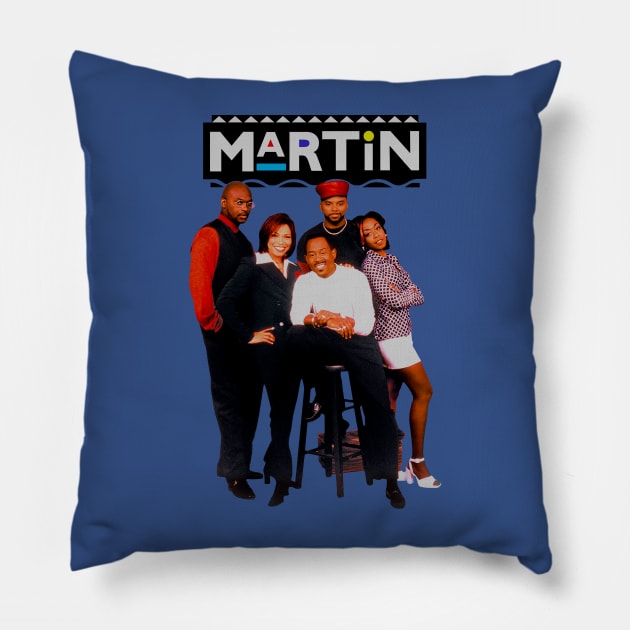 Vintage 90s Martin Tv Show Pillow by Gumilang