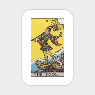 The Fool, Raider Waite tarot, Divination Tarot Magnet