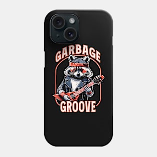 Guitar Pun Rock Music Concert Band Festival Funny Raccoon Phone Case