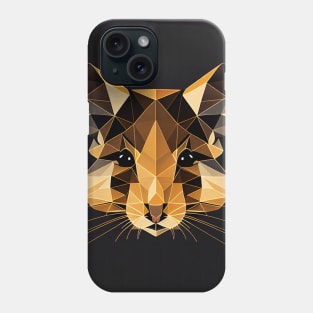 Triangle Mouse - Abstract polygon animal face staring Phone Case