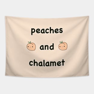 Peaches And Chalamet Tapestry