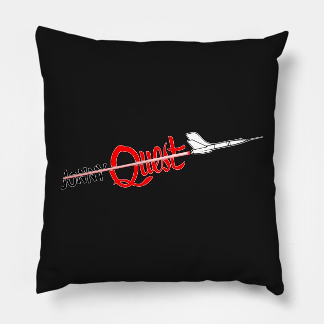Jonny Quest Jet! Pillow by drquest