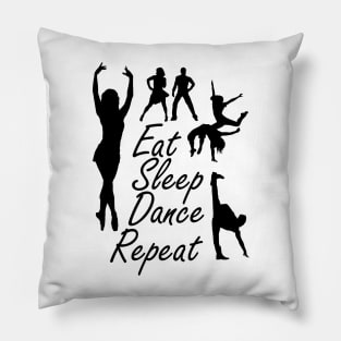 Dancing lover - Eat Sleep Dance Repeat Pillow