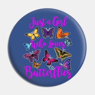 just a girl who loves butterfly 1 Pin