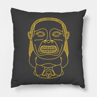 Chachapoyan Fertility Idol - Raiders of the Lost Ark Golden Idol Pillow