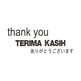 thank you terima kasih T-Shirt