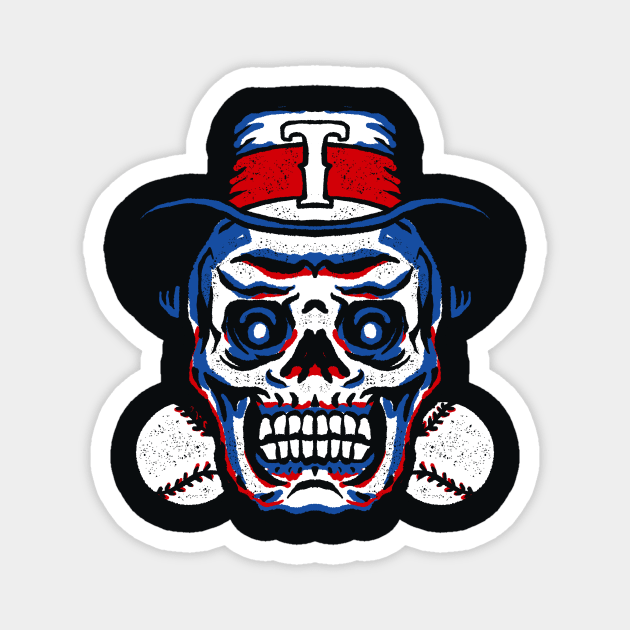 Texas Rangers Magnet by brainchaos