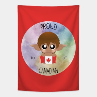 Proud to be Canadian (Sleepy Forest Creatures) Tapestry