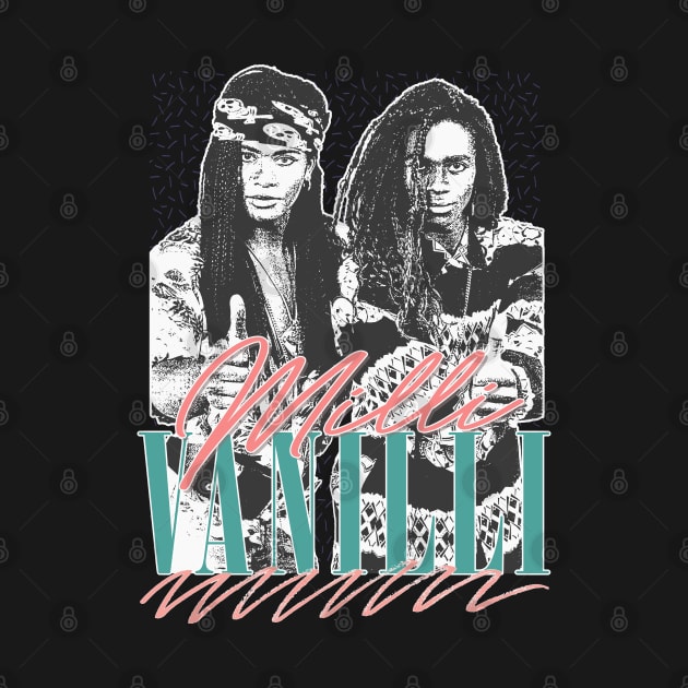 Milli Vanilli \/\/\ Vintage Style 90s Aesthetic Design by DankFutura