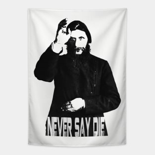 Grigori Rasputin "Never Say Die" Tapestry