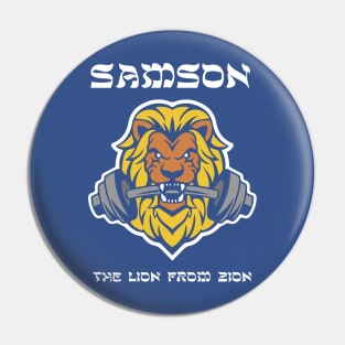 Samson- the Lion from Zion Pin