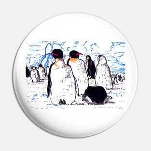 Antarctic Colony Pin