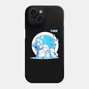 Feline Fan Club "Take a Chill Day" Phone Case