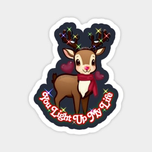 Reindeer Lights Magnet