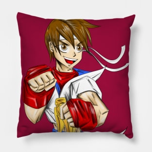 sakura the street fighter in asia girl Pillow