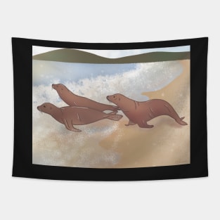 Homecoming - Sea Lion Poster Tapestry