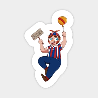 Balloon Boy Transparent Magnet