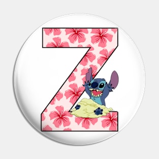 Stitch letter Pin