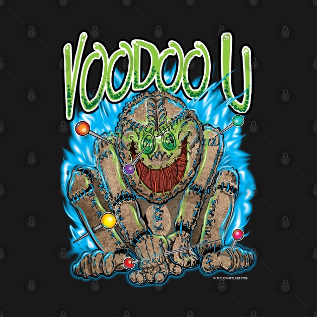 VooDoo U Voodoo Doll Cartoon by eShirtLabs