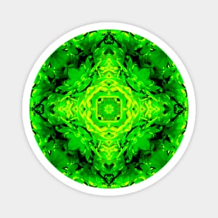 Leafy Circle Design Magnet