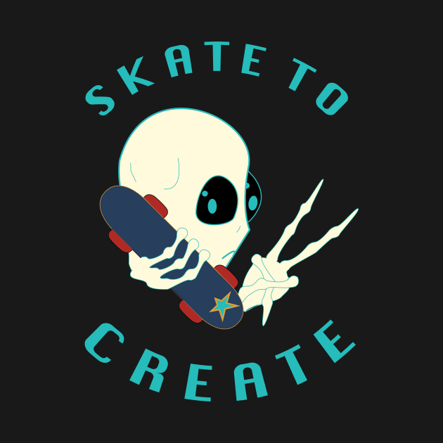 Skate to Create - Alien by RenYi