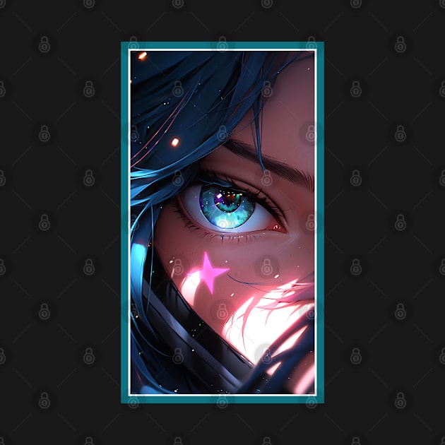 Anime Girl Eye | Quality Anime Artwork | Anime Aesthetic | Manga Anime Art by AlNoah