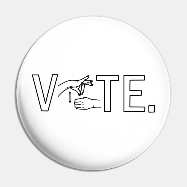 Vote ASL Pin by valentinahramov