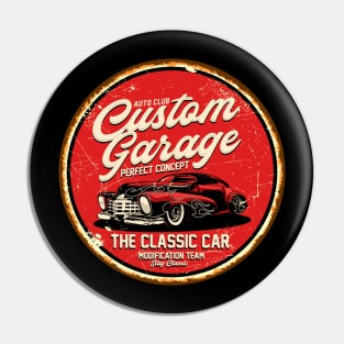 Retro Vintage Automotive Tin Sign Pin