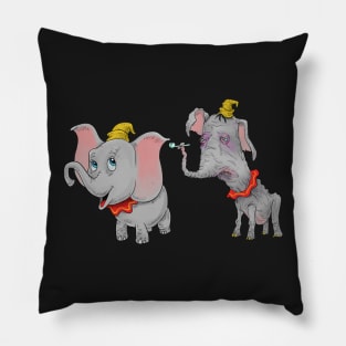 dumbo on ice Pillow