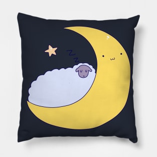 Sleepy Moon Sheep Pillow