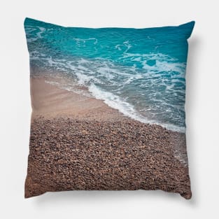 ocean and beach texture Pillow