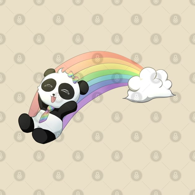 Pride Panda by Mellerz