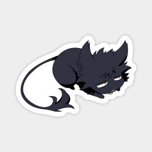 Servamp - Kuro Black Cute Cat Magnet