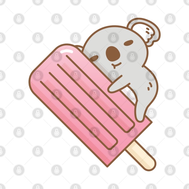 koala and pink ice pop by Noristudio