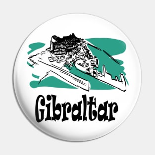 The Rock of Gibraltar Pin