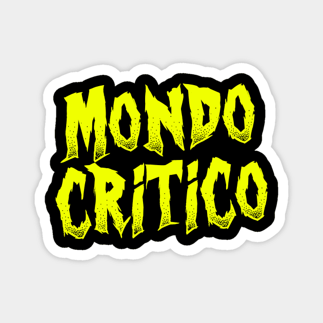 Mondo critico (Youtube channel's Logo) Magnet by Mondo critico