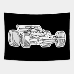 Lotus 72 Sketch Tapestry