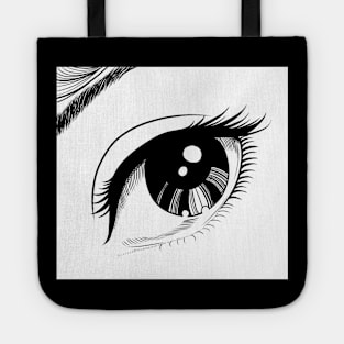 Anime eye of beauty Tote