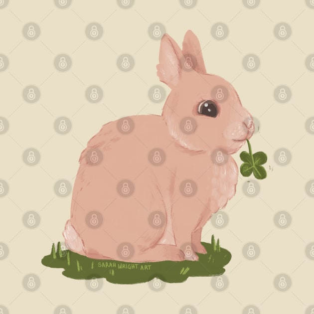 Lucky Bunny by SarahWrightArt