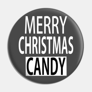 Merry Christmas Candy Pin