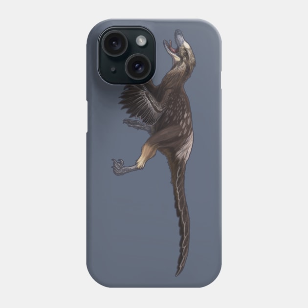 Velociraptor mongoliensis Phone Case by CoffeeBlack