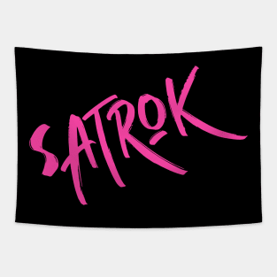 Satrok Brand (Pink) Tapestry